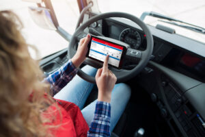 Telematik-App für Lkw-Fahrer