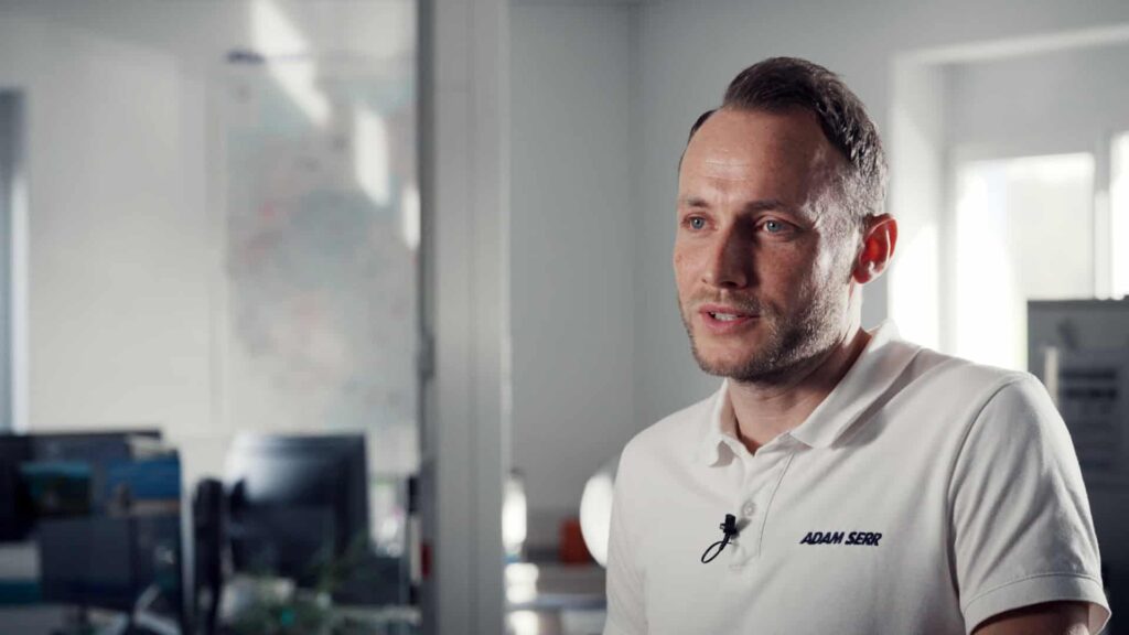 Fuhrparkleiter Dominik Schmitt im Videointerview